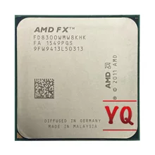 Processador amd fx 8300 fx8300 de 3.3 ghz oito núcleos, soquete am3 + cpu 95w de oito núcleos