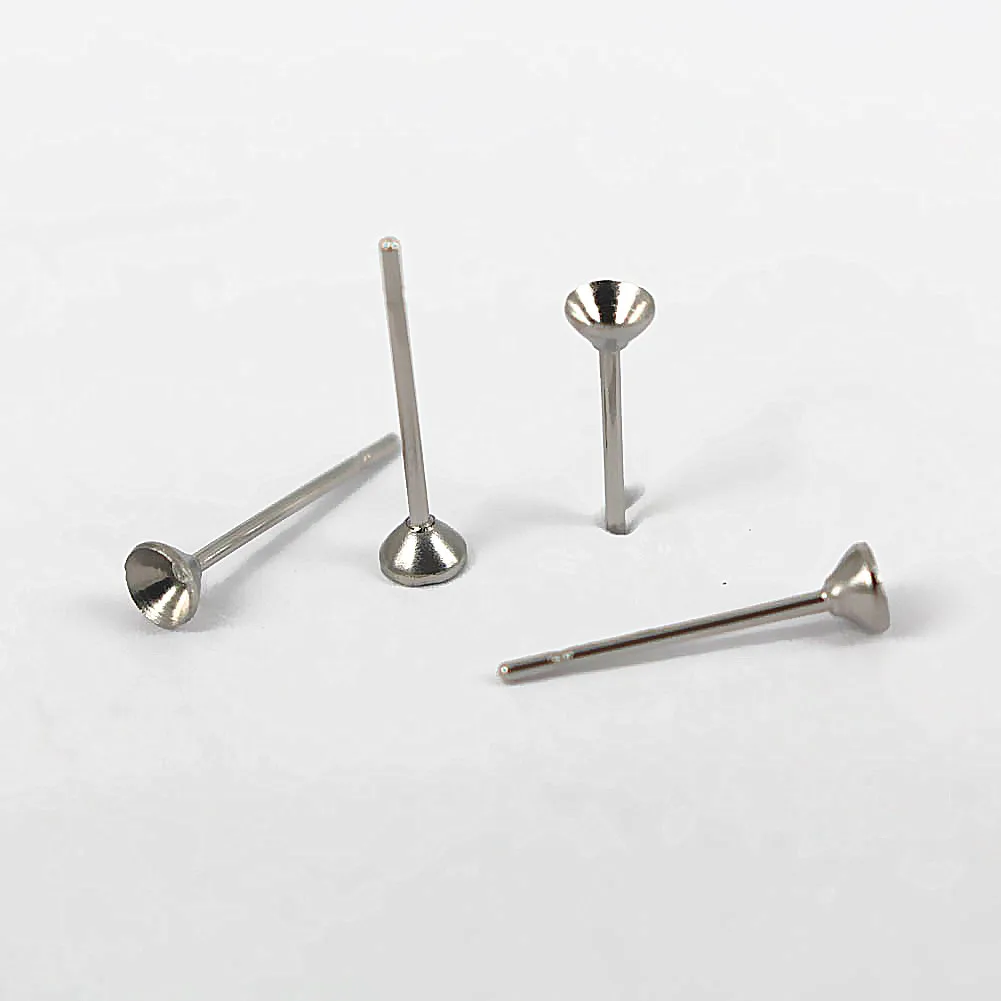 

Серьги-гвоздики из нержавеющей стали 316L, фурнитура с кружевной рамкой, стразы, детские серьги, почтовые настройки, изготовление своими руками