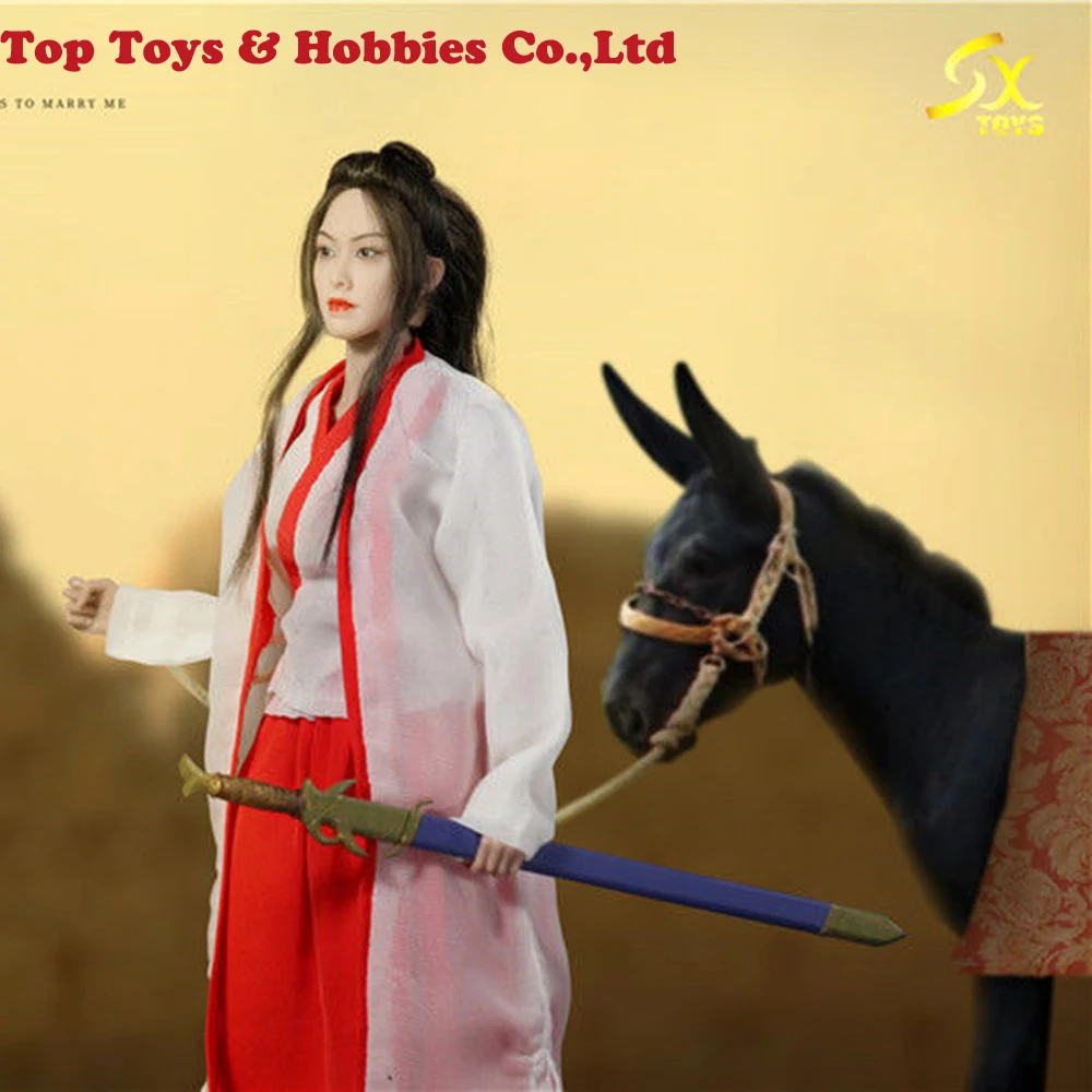 

In stock Ancient art doll 1/6 West ward Journey Zixia Fairy Puppet Soldier Set Hand Model TOYS GIFTS For funs collection