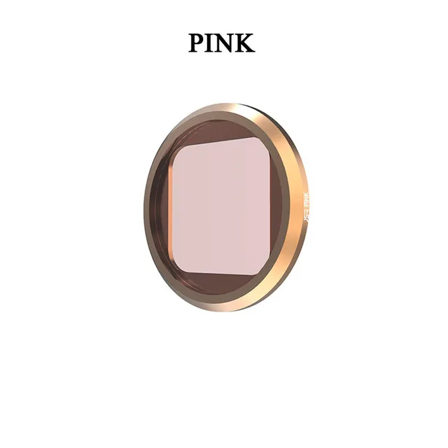 PINK Фильтр ND Защита объектива Оптическое стекло CPL/UV/Macro/ND 4 8 16 32/Star/розовый фильтр для Gopro Hero 8 Экшн-камера набор аксессуаров - Цвет: PINK
