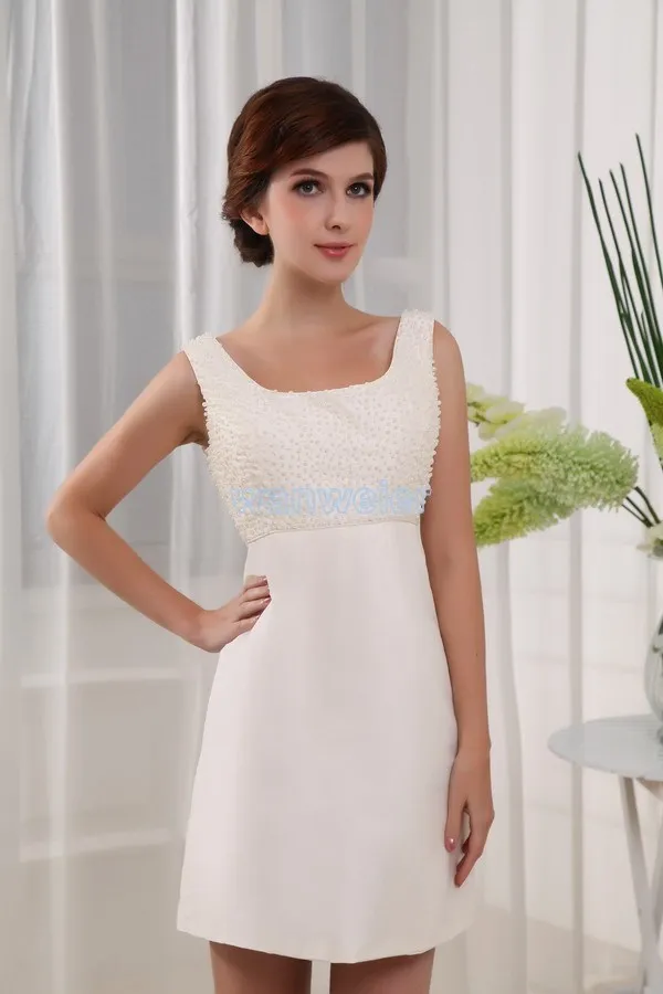 Vestido-de-noiva,, стиль, белое вечернее платье для выпускного вечера, милое короткое платье подружки невесты