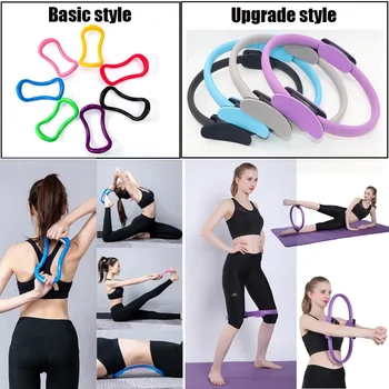 

2 Types Exercise Sport Fitness Yoga Circle Lose Weight Fitness Equipment Pilates Ring