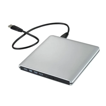 

Usb3.0 Blu-Ray Burner Ultra-Thin Aluminum Alloy Drive Portable Support for Reading and Writing Discs Computer Universal