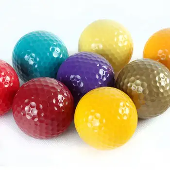 

Mounchain Colorful Golf Balls 2 Layers Practice Ball for Golfer