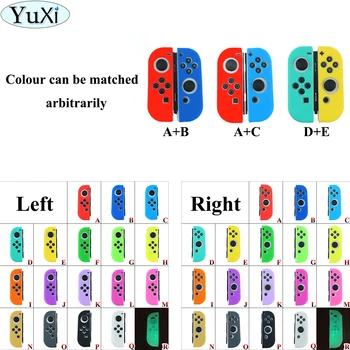 

YuXi Anti-Slip Silicone Rubber Skin Case Cover For Nintend Switch Joy Con Controller For Nintend switch NX NS Joycon Grip