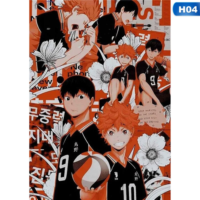 Buy Haikyuu!! All Characters Premium Wall Poster Stickers (45+