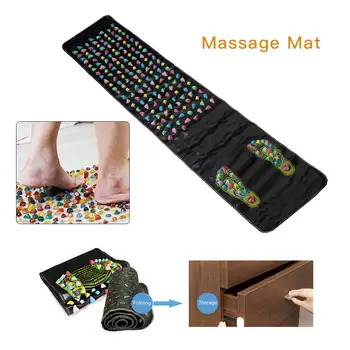 

Super Fiber Imitation Leather Eco Acupressure Massage Mat For Back Neck Pain Relief And Muscle Relaxation Foot Fatigue Relief