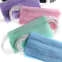 Одноразовые медицинские стоматологические анти пыли 3 слоя маски со ртом для лица 20 шт./упак