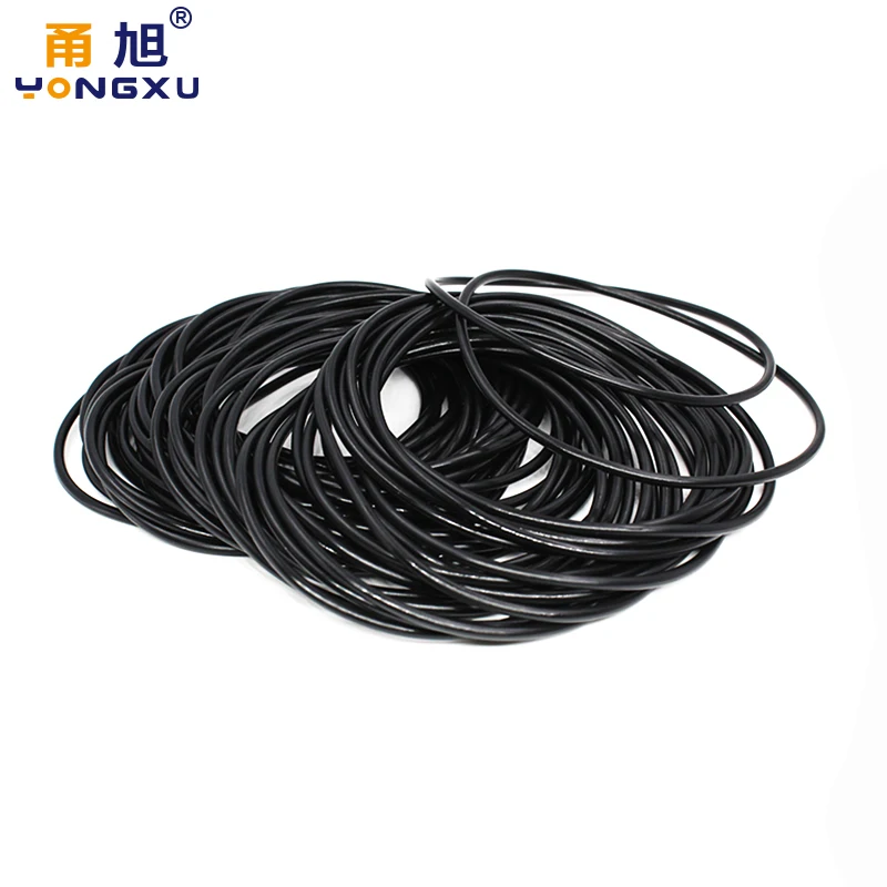Rubber O Rings NBR O Ring Seal Gasket Thickness CS2.65mm ID6.75-100 Oil and Wear Resistant Automobile Petrol Nitrile Rubber O-Ring