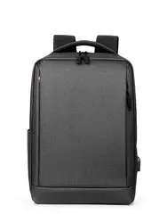 Простой мужской рюкзак, одноцветная сумка для компьютера, легкий портативный рюкзак, 2019 Новый