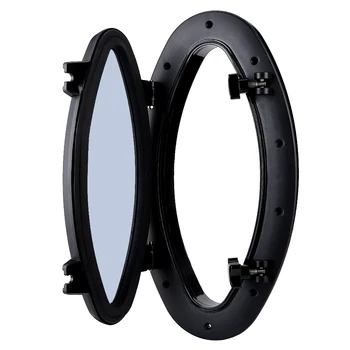 

Anti-Aging Anti-Ultraviolet Oval Porthole 410x220 Portlight Window Port Hole Glass for Marine Boat Yacht RV Boat Porthole New