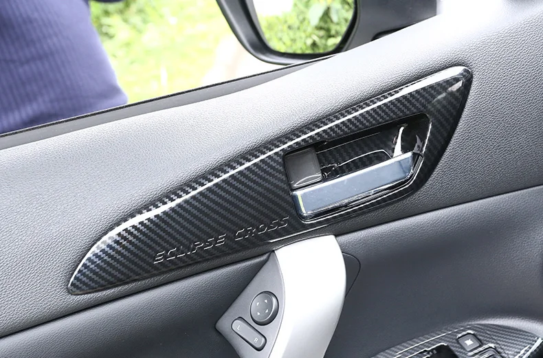 Для Mitsubishi Eclipse Cross Автомобильная внутренняя дверная ручка, крышка чаши, накладка, рамка, Формовочная рамка, украшение, объемный