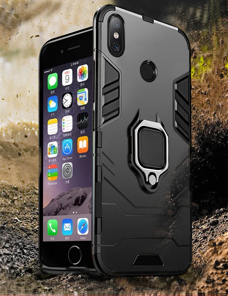 For-Xiaomi-Redmi-Note-6-Pro-Case-Redmi-6-Shockproof-Magnetic-Suction-Ring-Bracket-Armor-Cover