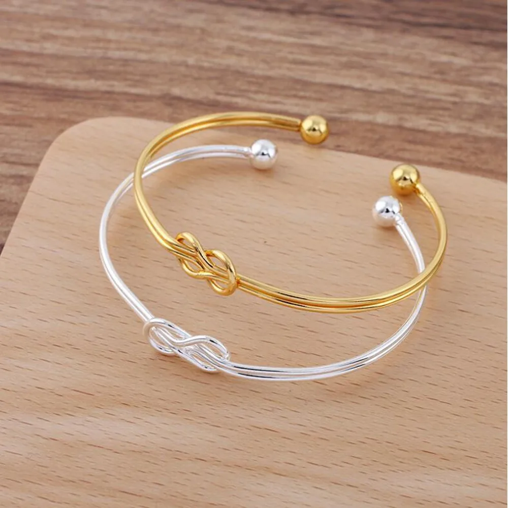 

50pcs Fashion Charm Bangle Korean European and American Wire Wrapped Bangle Wrist Bracelet