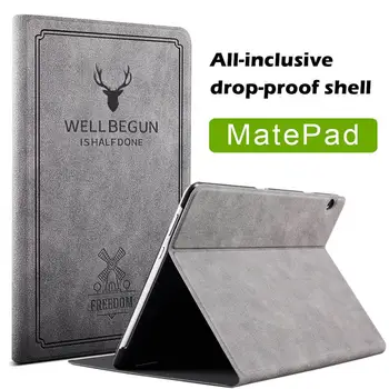 

For Huawei MatePad Pro 10.8 2019 Tablet Case Flip Stand with Auto Stand-by Sleep Mode All-inclusive Drop-proof Protective Cover