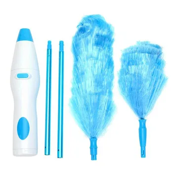 

New Electric Spin Duster Feather Duster Brush Adjustable Dust Cleaner Cleaning Brush Household Cleaning Tool Instant Duster