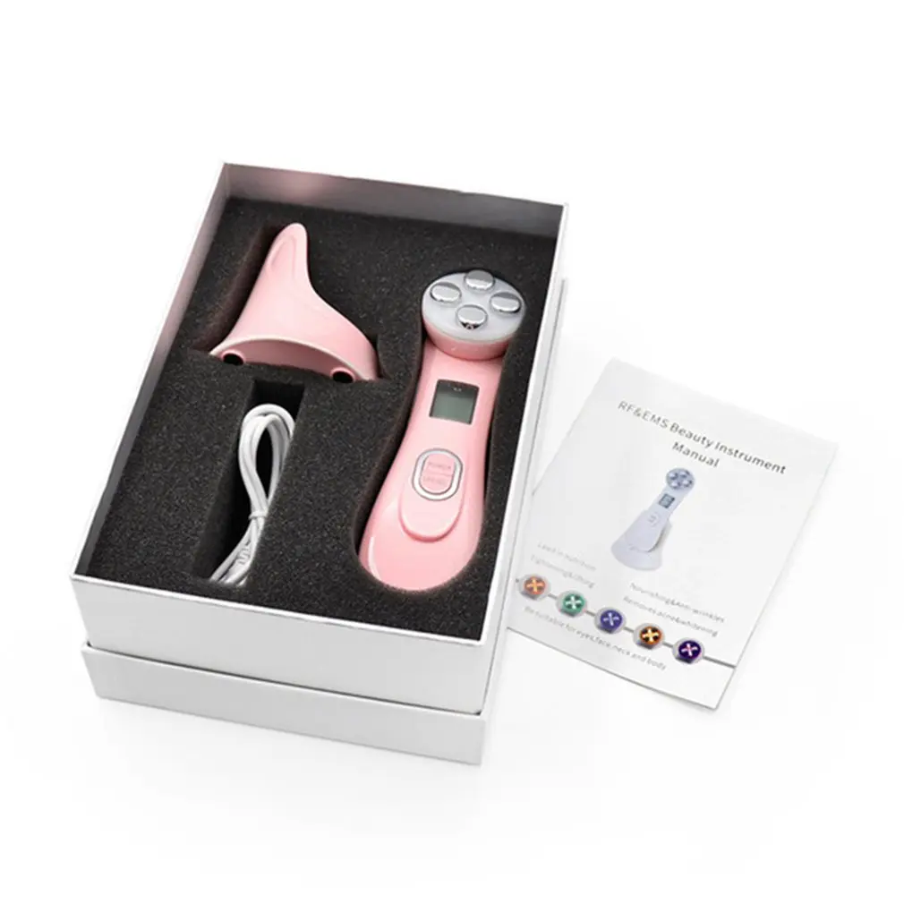 

Electroporation Needle-Free Face Beauty Pen Radio Frequency LED Photon Face Skin Rejuvenation Removing Wrinkles