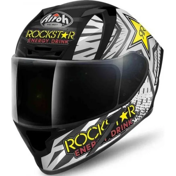 Stadion Gepensioneerde terugtrekken Helmet Integral Airoh Valor Rockstar Moto Motor-equipment Motozapchasti  Motorcycle Spare Parts - Helmets - AliExpress