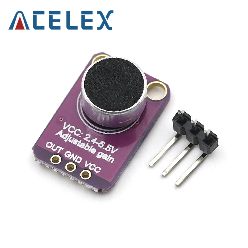 GY MAX4466 Electret микрофонный модуль усилителя с регулируемым коэффициентом усиления