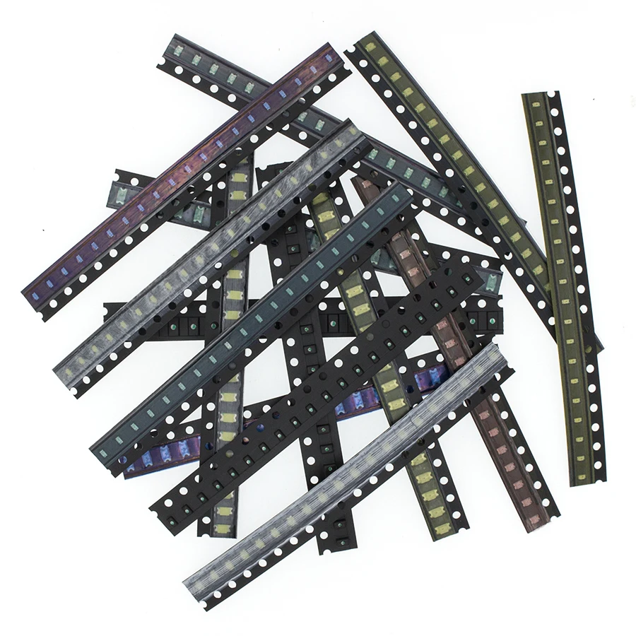 5 x 20pcs/Color=100pcs 1206 0805 0603 Red/Green/Blue/White/Yellow SMD LED kit Electronic components | Электронные компоненты и