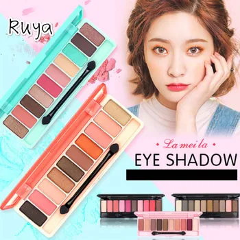 

naked Eyeshadow pallete make up Palette 10Colors Matte Eye shadow Fashion Glitter set Korean Style Cosmetics focallure makeup