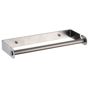 

Toilet Home Roll Paper Holder Detachable Towel Hanging Tissue Shelf Storage Rack Wall Mounted Kitchen Bathroom Stainless Steel