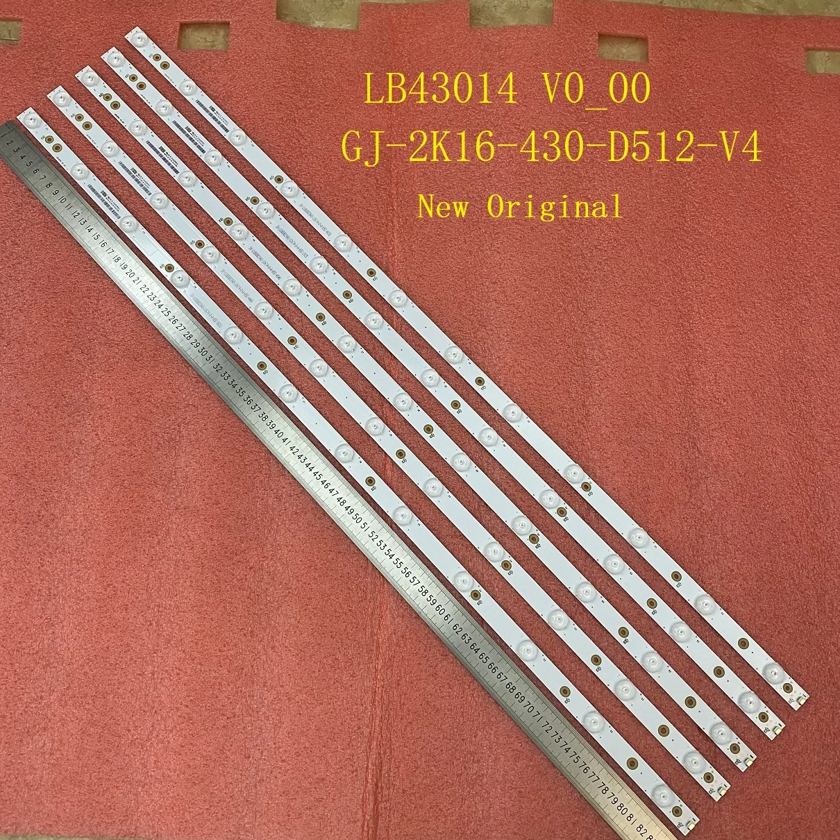 Новая светодиодная лента для подсветки 43PUS6551 43PUS6401 LB43014 V0 _ 00 43PUS6501 43PUS6101 43PUS6201 TPT430U3