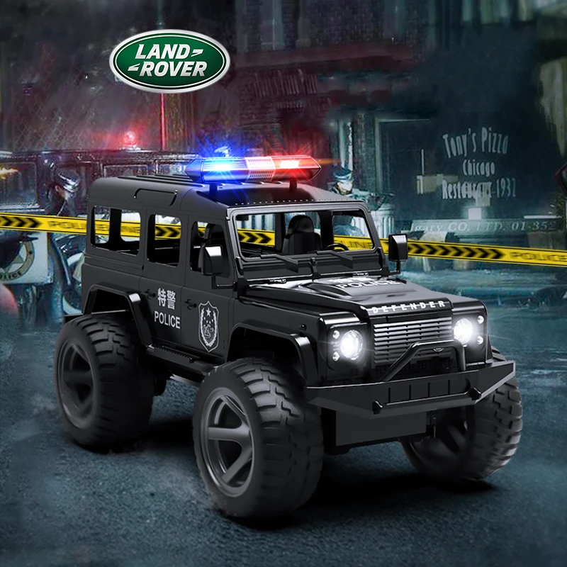 Double E D110 1:14 Large Land Rover Police Offroad Buggy Big Remote Control vehicles Climbing Car Children Toys for Boys Gifts 2