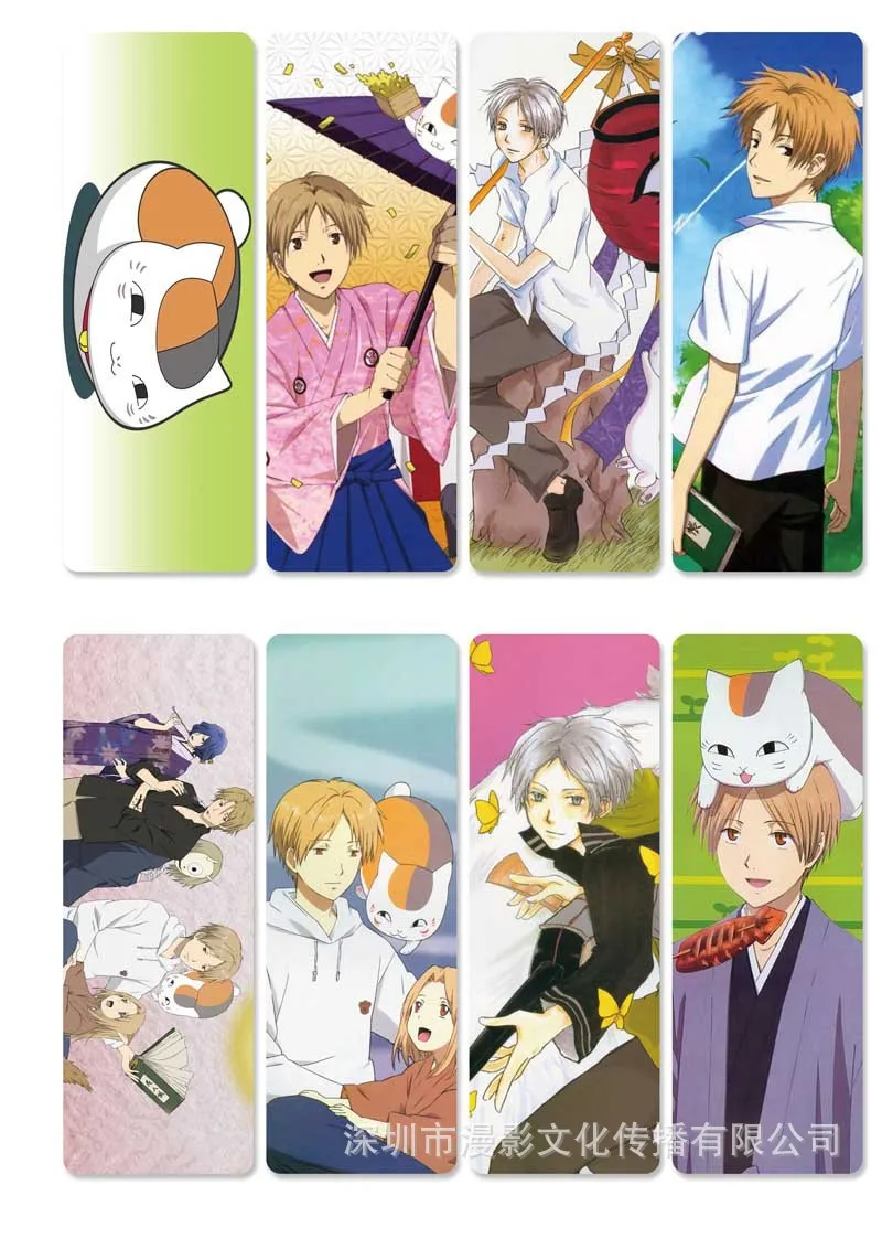 10 компл./лот аниме Natsume закладки для книг Такаси Нацумэ Мадара книжная Обложка из ПВХ mark офисные школьные принадлежности подарок