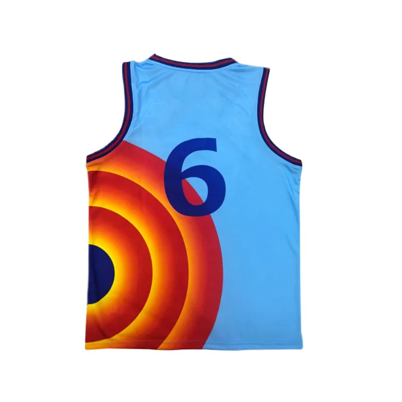 Movie Space Jam 2 Kids Jersey Vest Shirt Shorts Cosplay James Tune Squad Suit Summer Boys Girls Fashion Sportswear Clothes