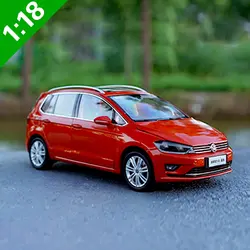 1:18 Высокая тщательная VW GOLFSportsvan сплав модель автомобиля статические металлические модельные автомобили с оригинальной коробкой