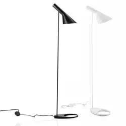 Пост-современный дизайн Arne Jacobsen AJ торшер черный металлический стенд свет для гостиной спальни E27 Светодиодный светильник для спальни деко