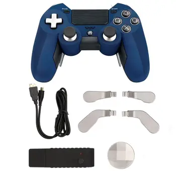

2019 PS4 Gamepad,Dual Vibration Elite PS4 2.4G Wireless Game Controller Joystick for Play Station 4 Video Gaming Console and PS3