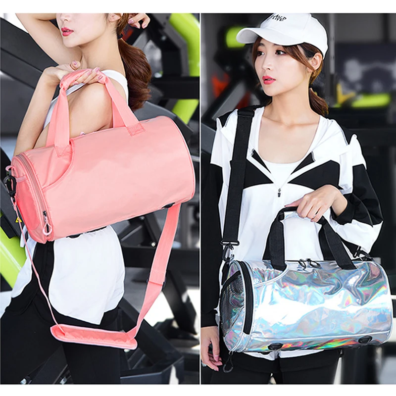 Sport For Fitness Yoga Bag Women Travel Duffel Clothes Gym Bag Sport Handbag Crossbody Waterproof Training Handbag Shoes Storage