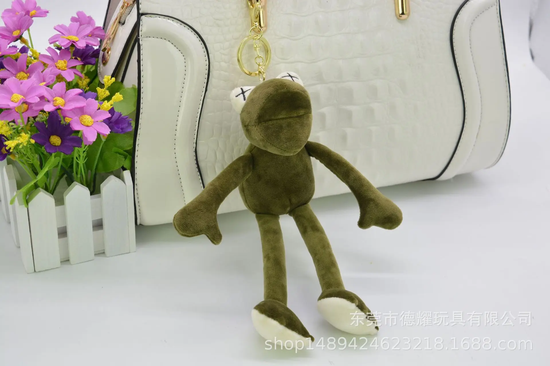 Catch Crane Machine INS Улица Сезам длинные ноги подвеска в виде лягушки брелок Эдисон стиль знаменитостей лягушка волосы