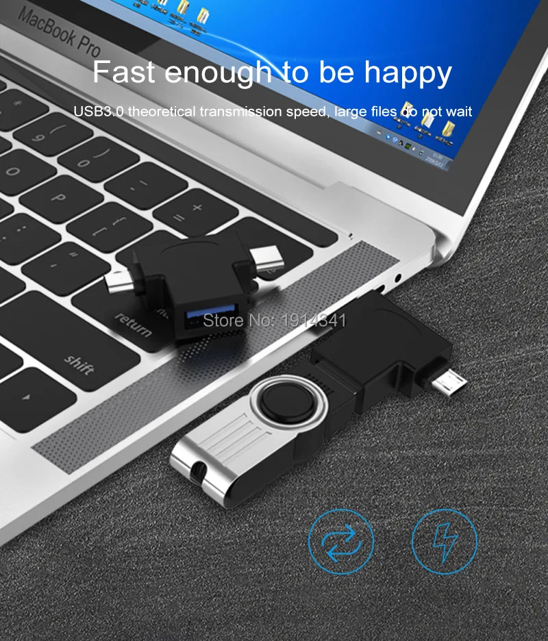500 шт./лот USB адаптер type C USB 3,0 OTG Кабель-адаптер 2 в 1 Micro USB OTG конвертер для Xiaomi One Plus Nexus 6P все в одном