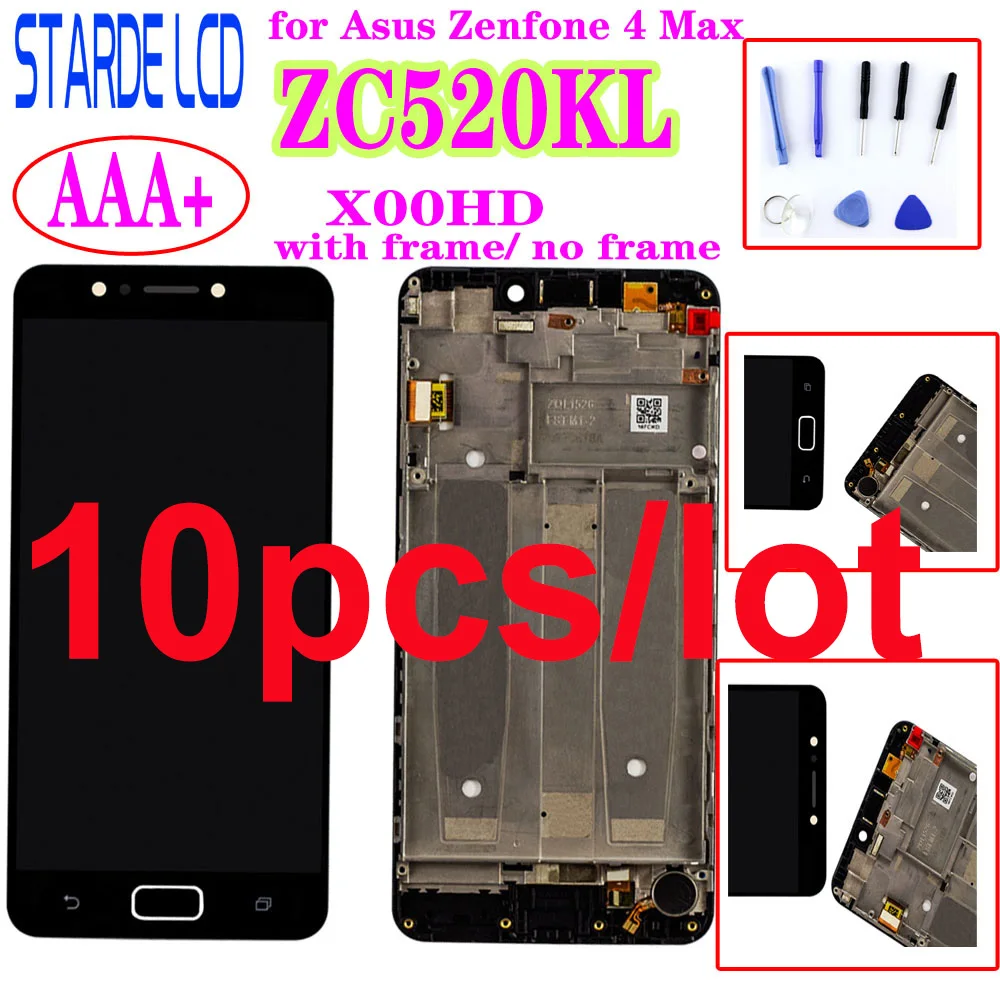 ЖК-дисплей 5 2 дюйма для Asus Zenfone 4 Max ZC520KL X00HD сенсорный экран дигитайзер стекло в