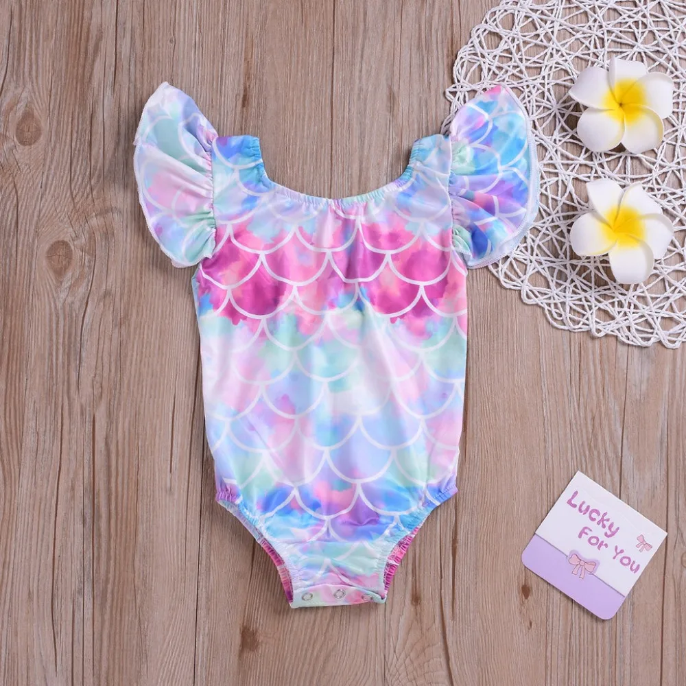Children Kids Baby Girls Bikini Beachwear Beach Swimsuits Bathing Suits