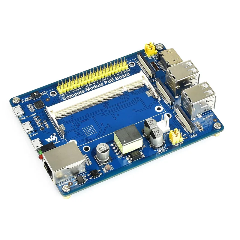 Placa de Expansão Raspberry pi Placa de Módulo io com Função Poe para Raspberry pi Combo Cm3l Reservatório Mais Reservatório Mais l Acessórios p/ quadro de demonstração - Imagem 4