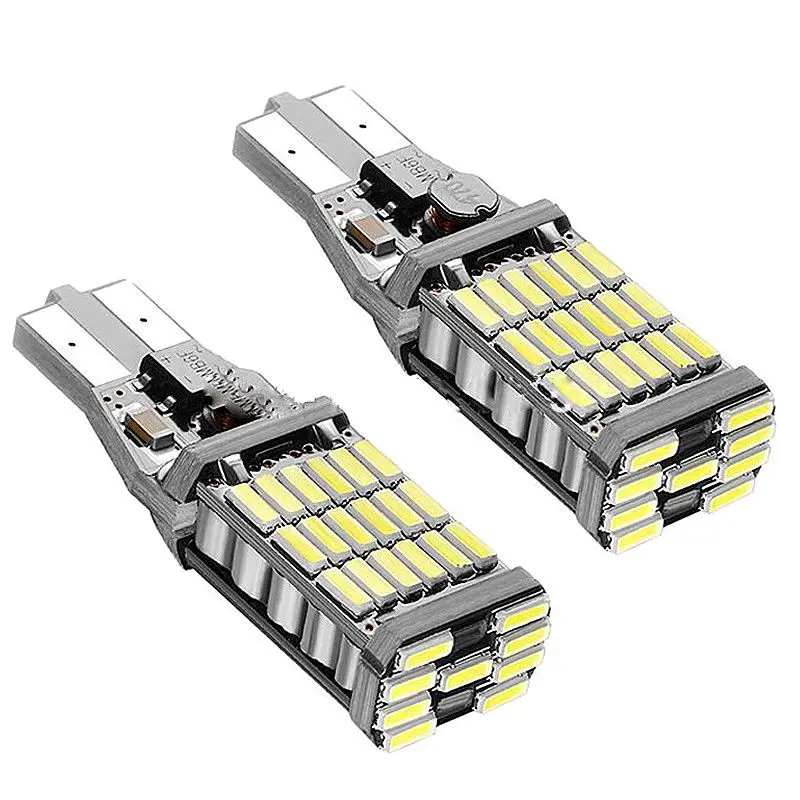 2x T15 W16W 45 SMD 4014 светодиодный автомобиль назад Светильник лампы 6000K