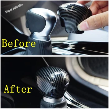 

Lapetus Gear Shift GearShift Head Knob Holster Cover Kit Fit For Toyota C-HR CHR 2016 - 2020 Accessories Interior Refit Kit