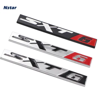 

Nstar 1pc SXT6 Metal Emblem Car Fender Side Wing Boot Trunk Badge Auto Styling Sticker For Dodge 107