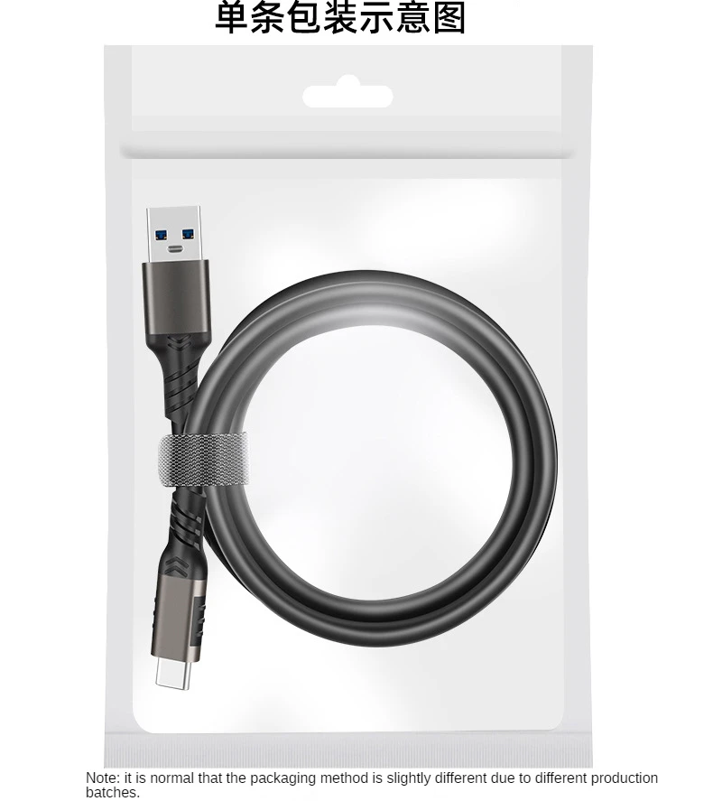 USB A to USB C 3.1/3.2 Gen 2 Cable 10Gbps Data Transfer (6inch/0.5FT),  Short USB C SSD Cable with 60W QC 3.0 Fast Charging, Spare Cable for  Samsung