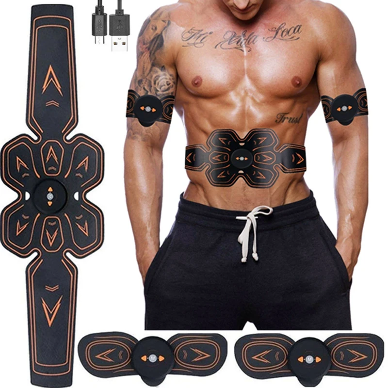

ABS тренажер для мышц брюшного пресса EMS, тренирующий пояс тренировки Electroestimulador Домашний Тренажерный Зал Оборудование Для Абдо Фитнес машина