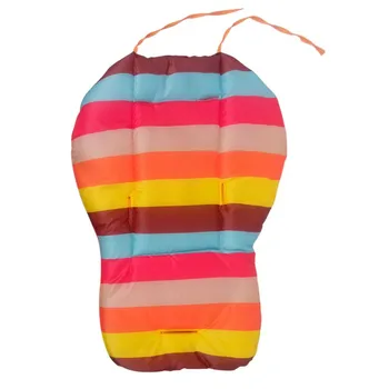 

WSFS Hot Baby Infant Stroller Seat Pushchair Cushion Cotton Mat Rainbow Color Soft Thick Pram Cushion Chair BB Car Seat Cushion