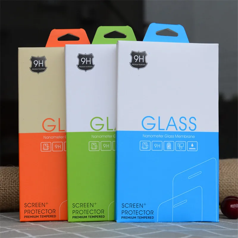 100pcs Empty Retail Package Paper Packaging Box for iphone 11 11pro max Samsung S10+  Tempered Glass Screen Protector Box