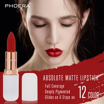 

Lipstick Velvet Matte Moisturizing Waterproof Long Lasting Lip Cosmetic