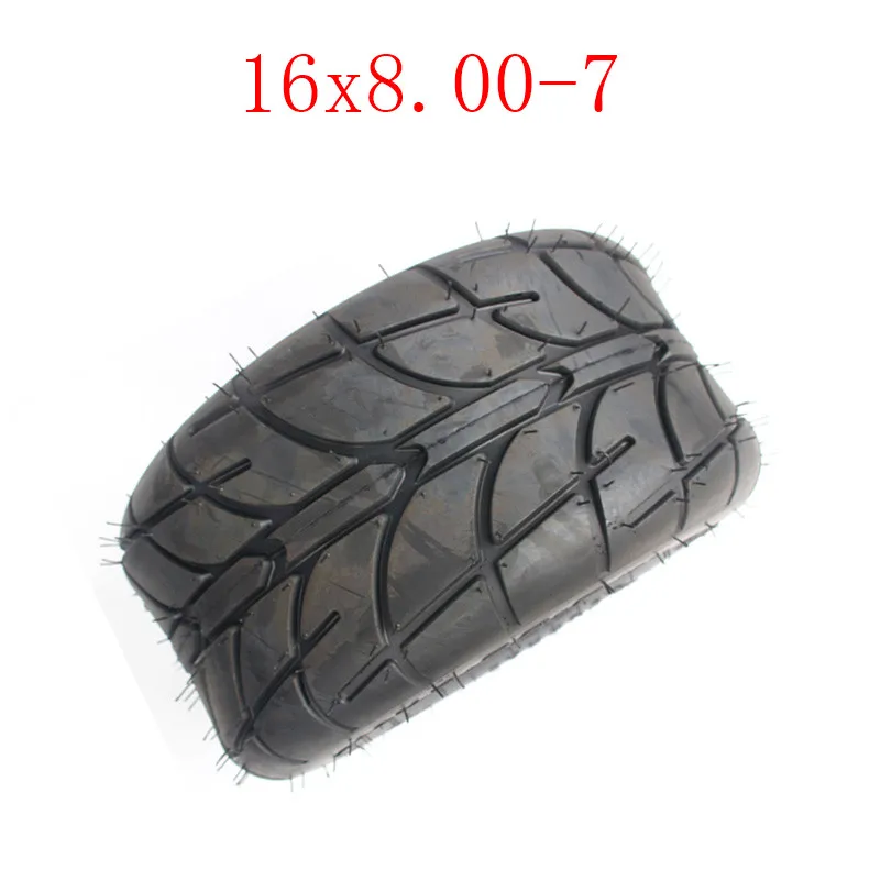 2 шт. 16x8. 00-7 бескамерные шины для пляжного автомобиля 16X8-7 ATV Go-kart износостойкие дорожные вакуумные шины четырехколесные ATV шин