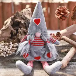 Креативная безликая кукла с бородой ноги рождественская подвеска вечерние украшения лучший подарок украшение для домашнего праздника