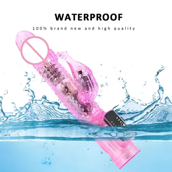 Rotate Beads Rabbit Vibrator For Women Dildos Anal Plug Vaginal Clitoris Stimulator Erotic Products Couple Tool Sex Toy Adult 18 5